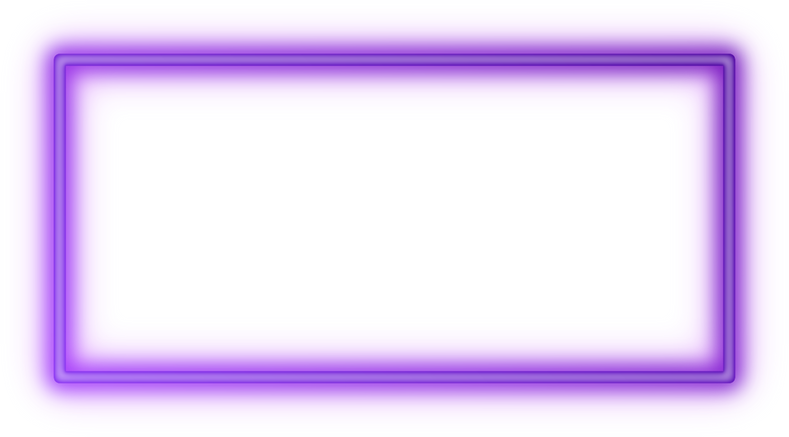 Purple Neon Rectangle Led Element