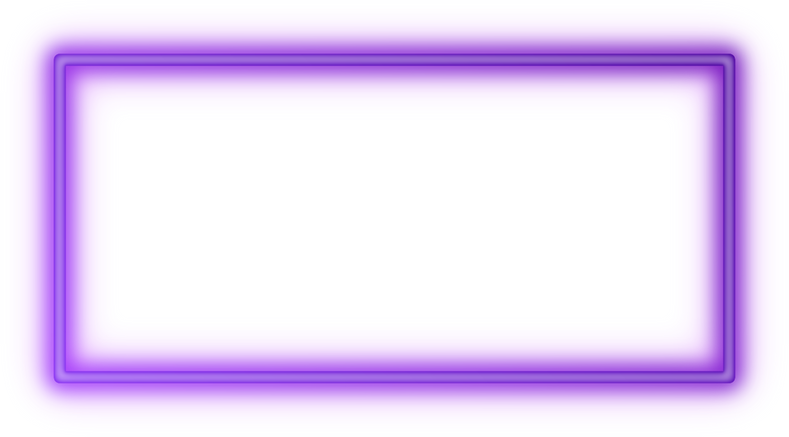 Purple Neon Rectangle Led Element